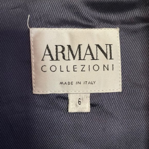 Vintage Armani Collezioni Purple Blazer Wool 6 - Picture 2 of 6